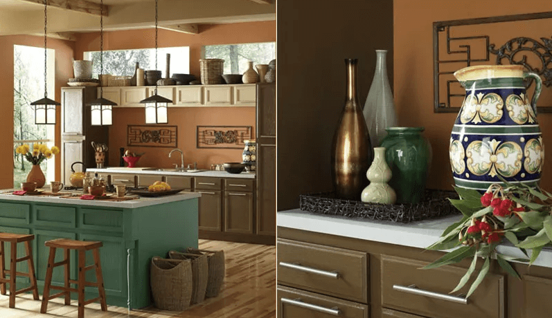 Colorful kitchen design ideas #kitchenpaintideas #kitchencolors #kitchendecor #kitcheninspiration Colorful colors for kitchen cabinets and walls #kitchenpaintideas #kitchencolors #kitchendecor #kitcheninspiration