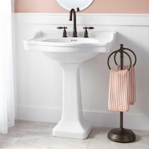 Lovely guest bathroom ideas #halfbathroomideas #smallbathroomideas #bathroomdesignideas Lovely bathroom shower ideas for small spaces #halfbathroomideas #smallbathroomideas #bathroomdesignideas