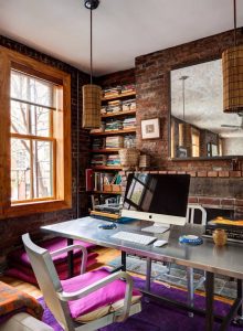 Colorful modern home office #homeofficedesign #homeofficeideas #officedesignideas Colorful contemporary home office design #homeofficedesign #homeofficeideas #officedesignideas