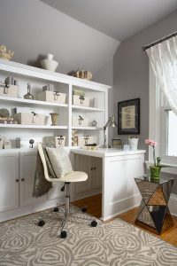 Lovely home office shelving #homeofficedesign #homeofficeideas #officedesignideas Lovely home office design trends 2018 #homeofficedesign #homeofficeideas #officedesignideas