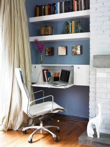 Colorful home office ideas for small spaces #homeofficedesign #homeofficeideas #officedesignideas Colorful small home office design layout ideas #homeofficedesign #homeofficeideas #officedesignideas