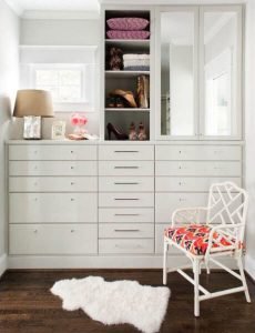 Terrific small walk in closet #walkinclosetdesign #closetorganization #bedroomcloset Terrific closet organizer with drawers #walkinclosetdesign #closetorganization #bedroomcloset