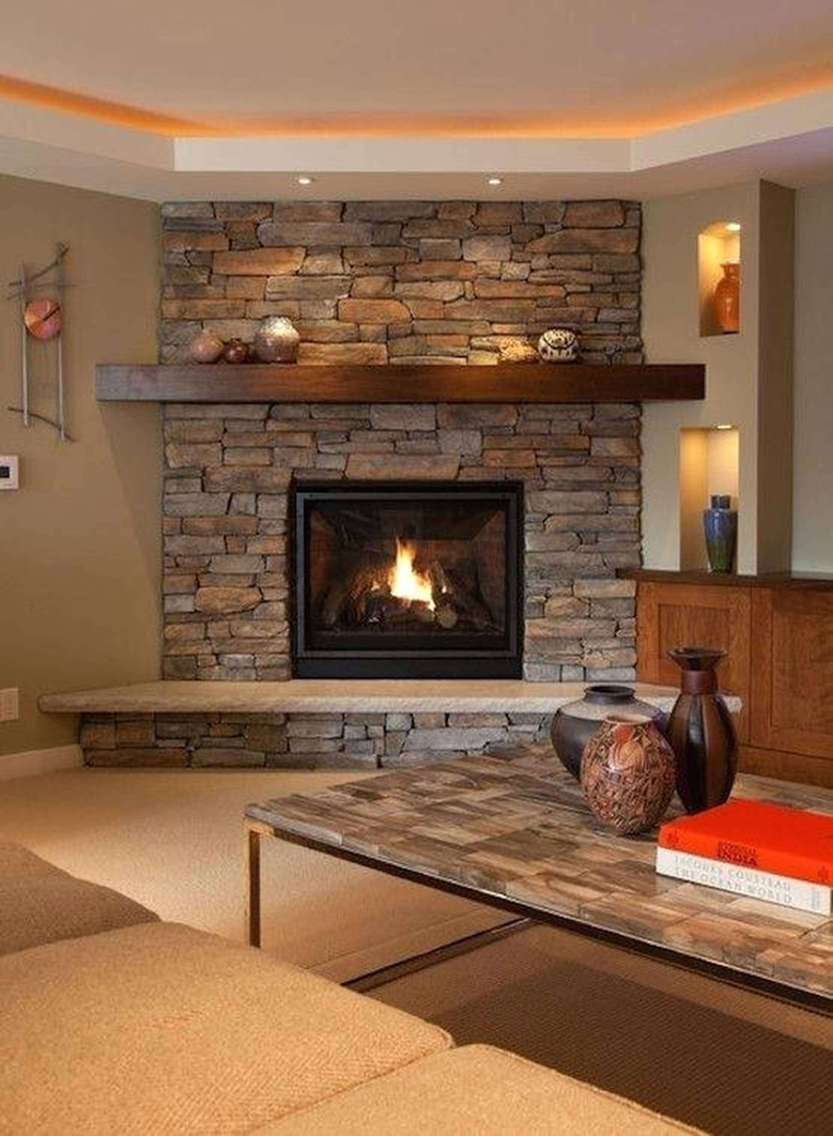 Corner Fireplace with Built Ins – Fireplace Guide by Chris