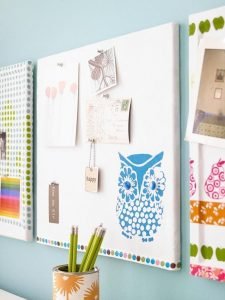 Excited cork board squares #corkboardideas #bulletinboardideas #walldecor