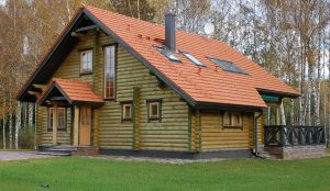 type of northern europe log house